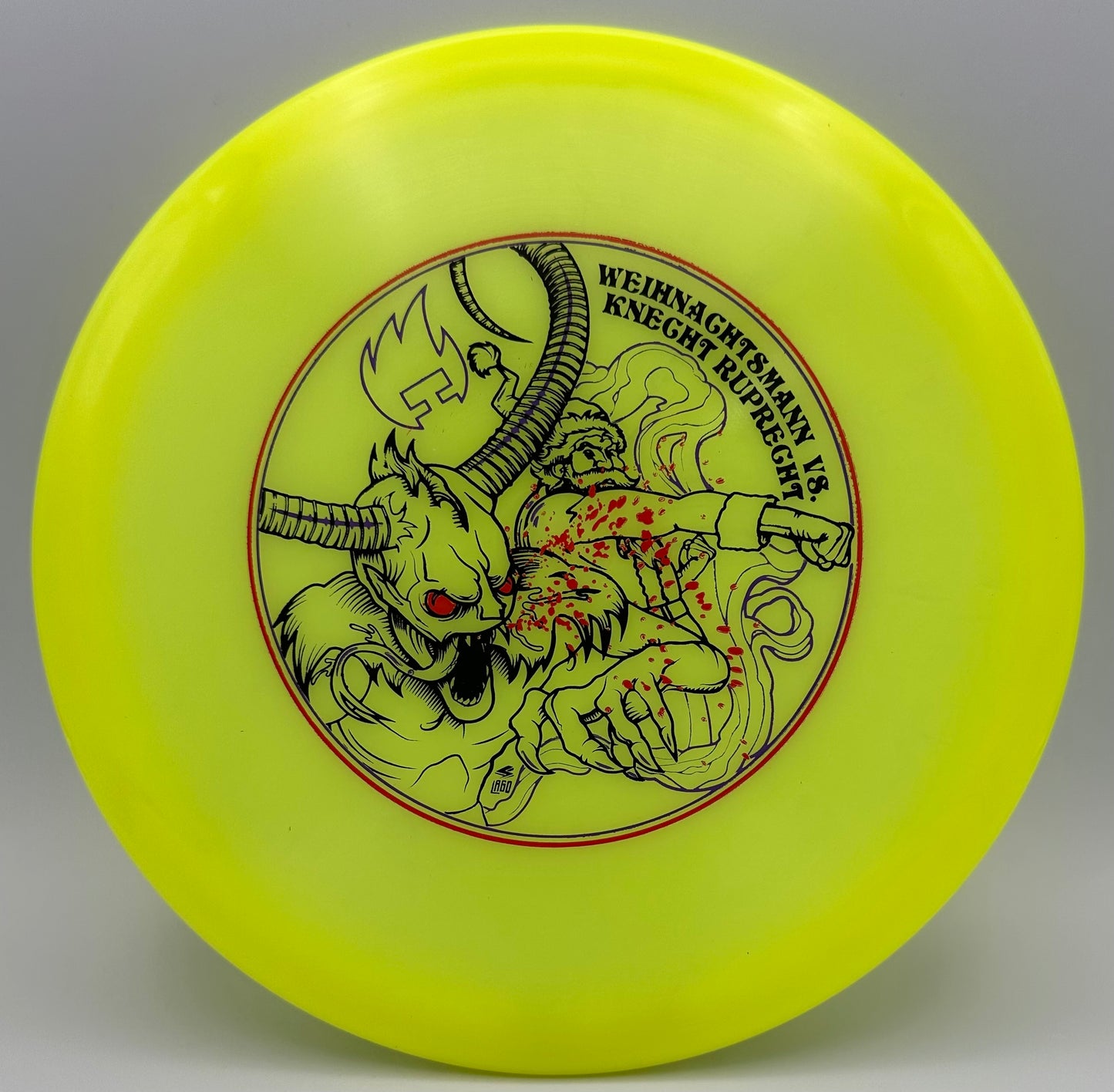 AGL Discs - Yellow Alpine Spruce (Father Time V. Krampus Stamp)