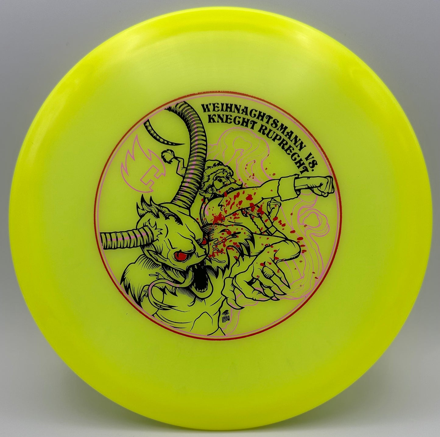 AGL Discs - Yellow Alpine Spruce (Father Time V. Krampus Stamp)