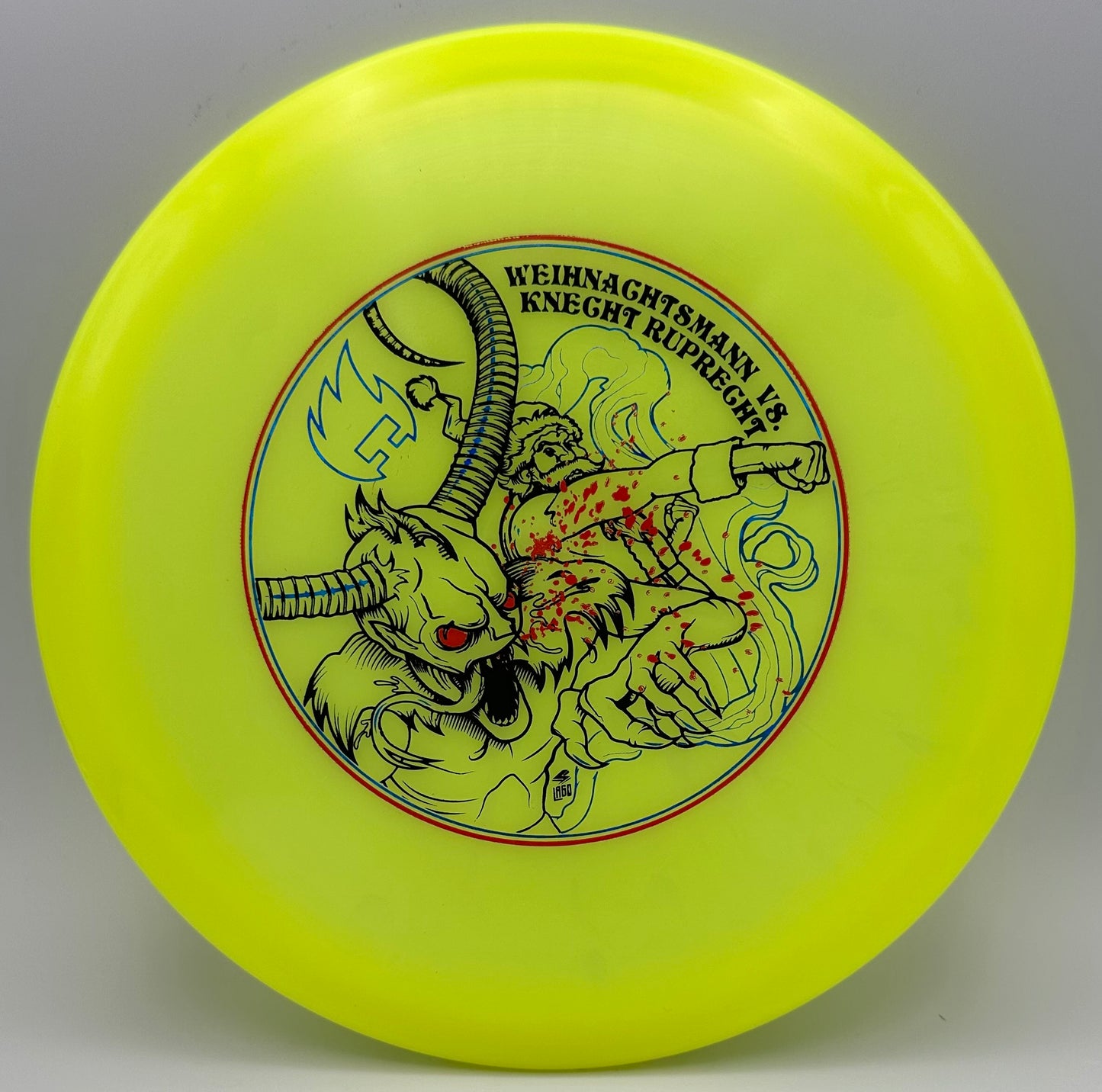 AGL Discs - Yellow Alpine Spruce (Father Time V. Krampus Stamp)