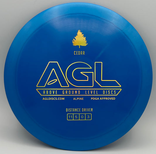 AGL Discs - Blue Alpine Cedar (AGL Bar Stamp)