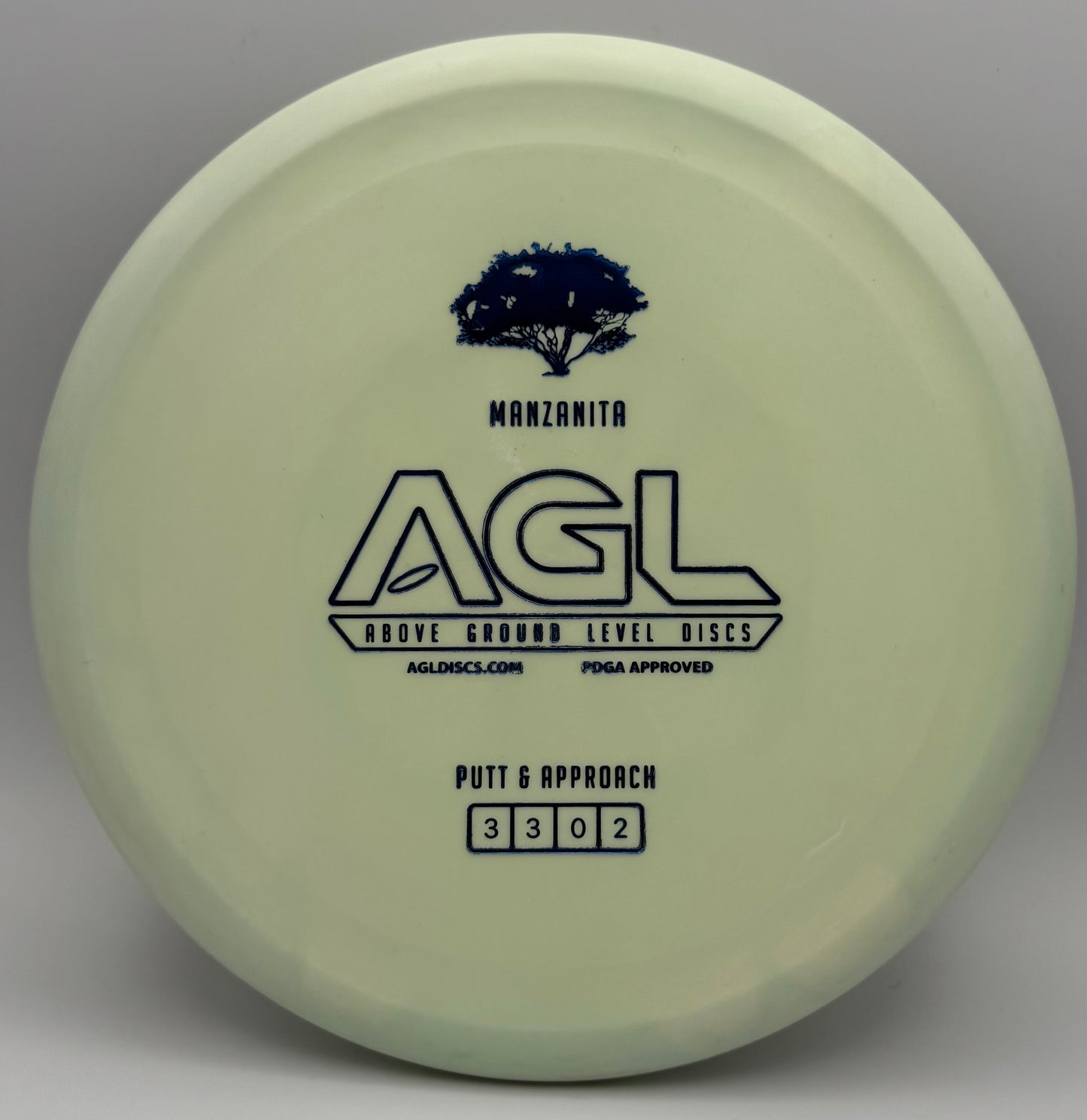 AGL Discs - Woodland Firm GLOW Manzanita (AGL Bar Stamp)