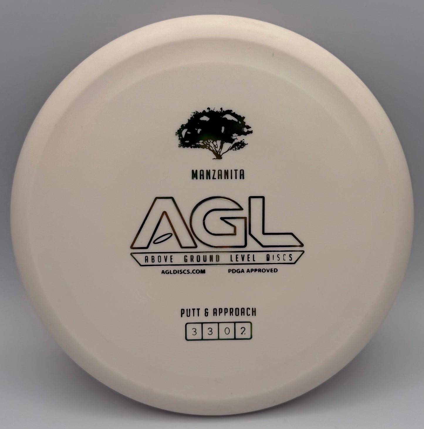 AGL Discs - Woodland Firm GLOW Manzanita (AGL Bar Stamp)