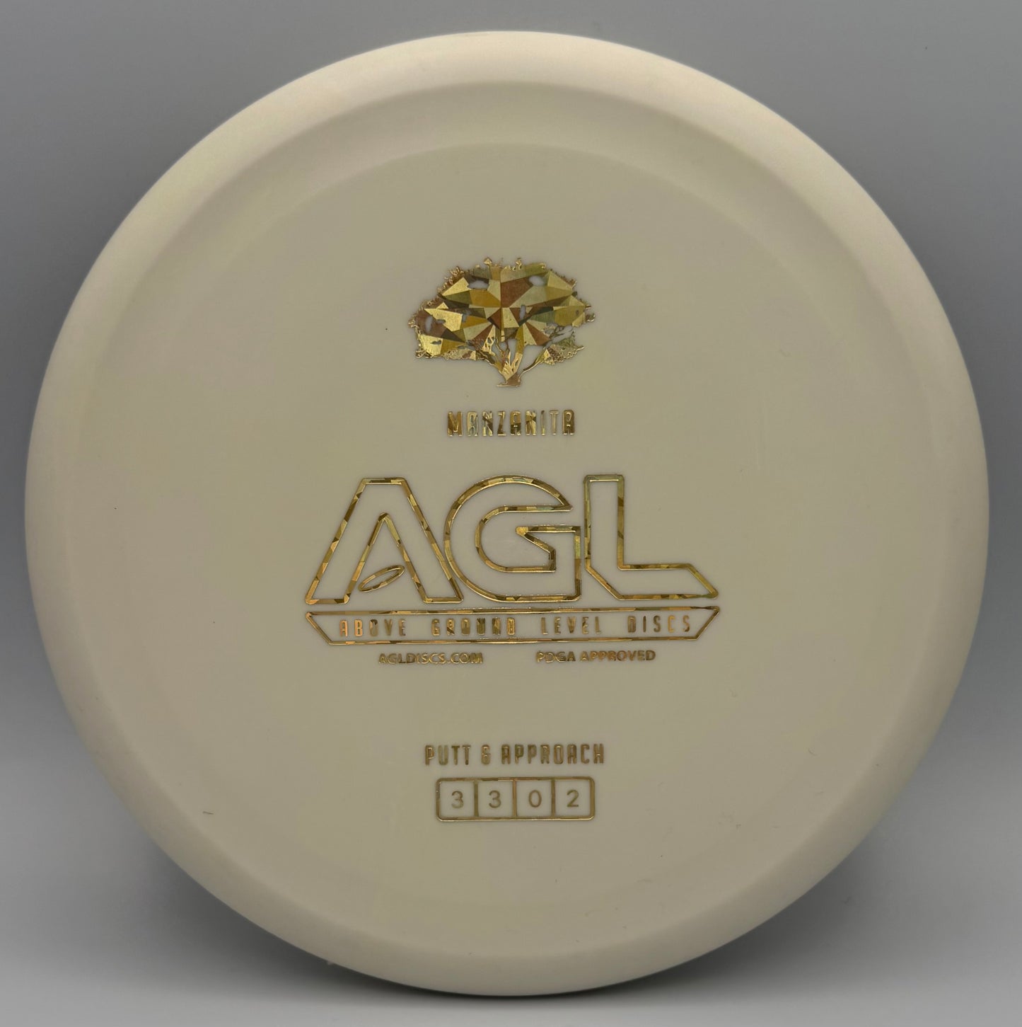 AGL Discs - Woodland Firm GLOW Manzanita (AGL Bar Stamp)