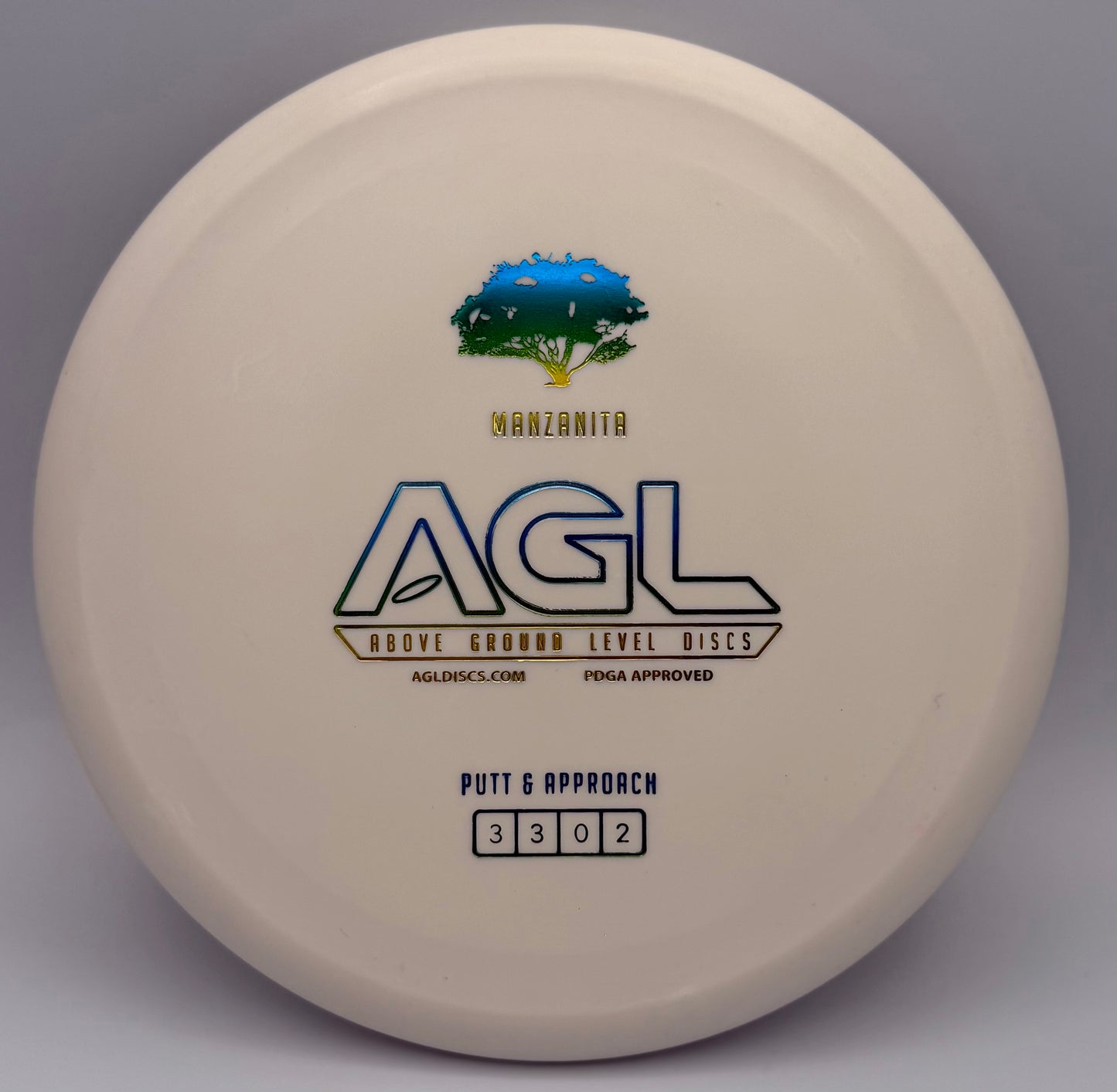 AGL Discs - Woodland Firm GLOW Manzanita (AGL Bar Stamp)