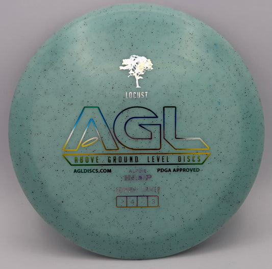 AGL Discs - Powder Blue Alpine Hemp Locust (AGL Bar Stamp)