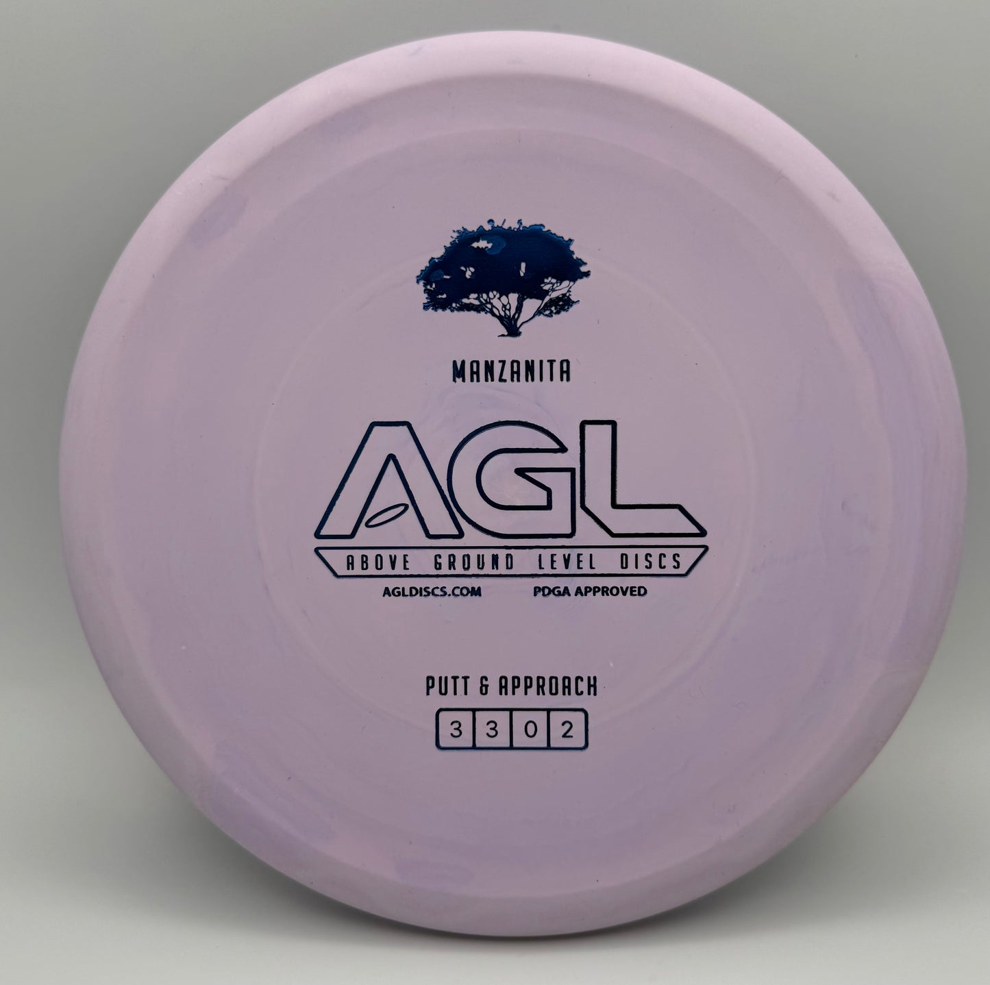 AGL Discs - Lilac Woodland Manzanita (AGL Bar Logo)