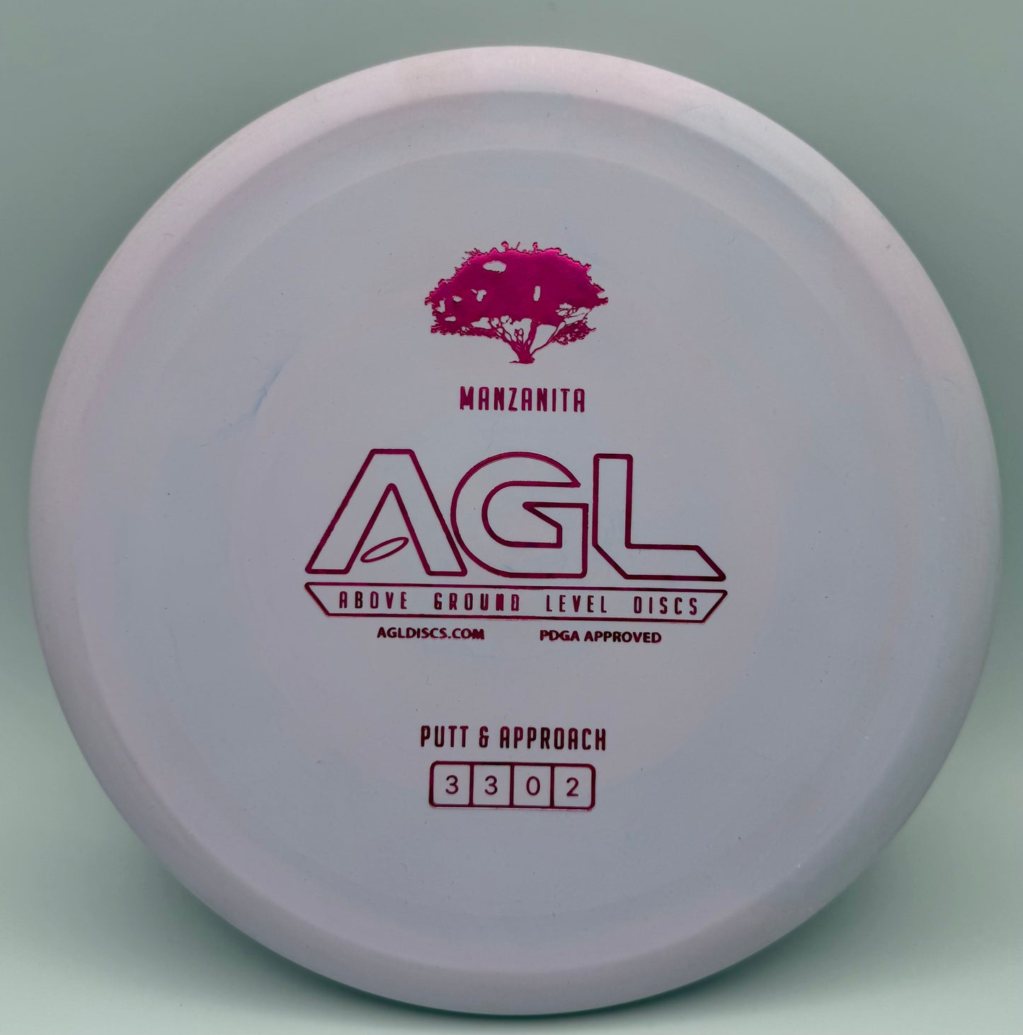 AGL Discs - Lilac Woodland Manzanita (AGL Bar Logo)