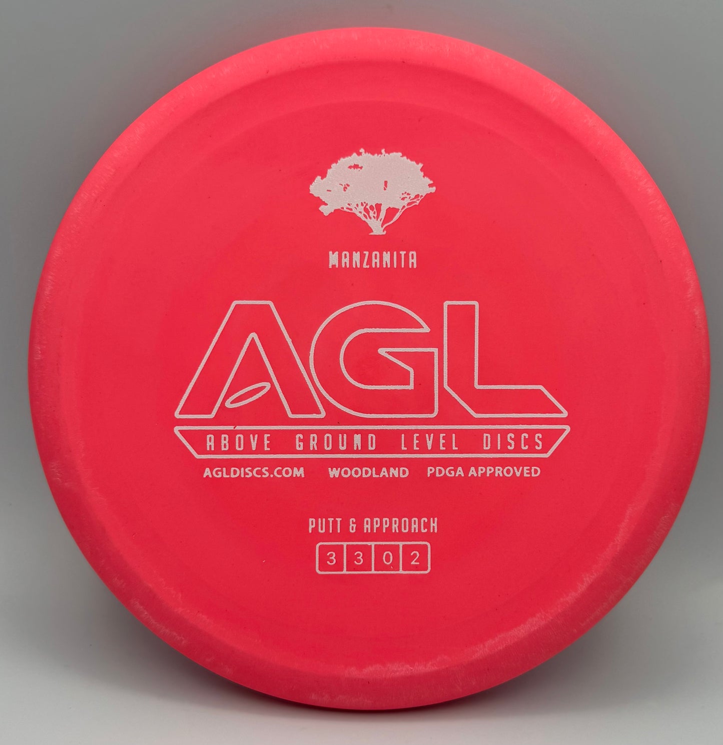 AGL Discs - Dragonfruit Woodland Manzanita (AGL Bar Logo)