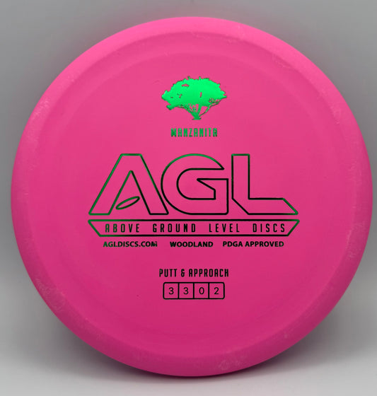 AGL Discs - Pink Woodland Manzanita (AGL Bar Logo)