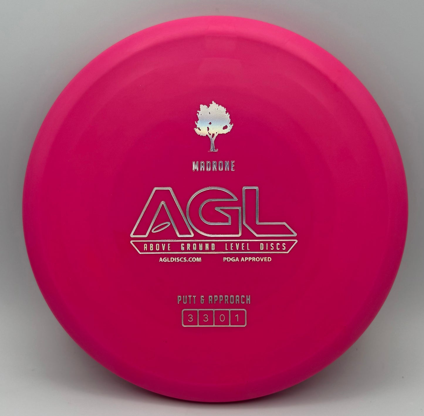 AGL Discs - Firm Woodland Madrone (AGL Bar Stamp)