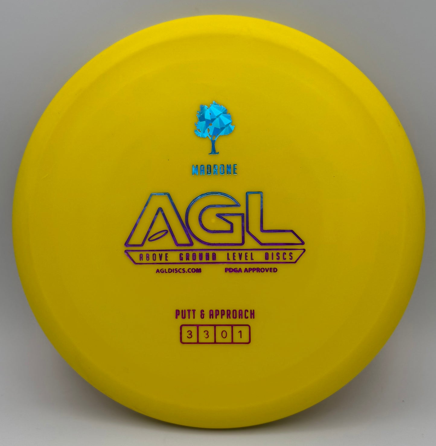 AGL Discs - Firm Woodland Madrone (AGL Bar Stamp)