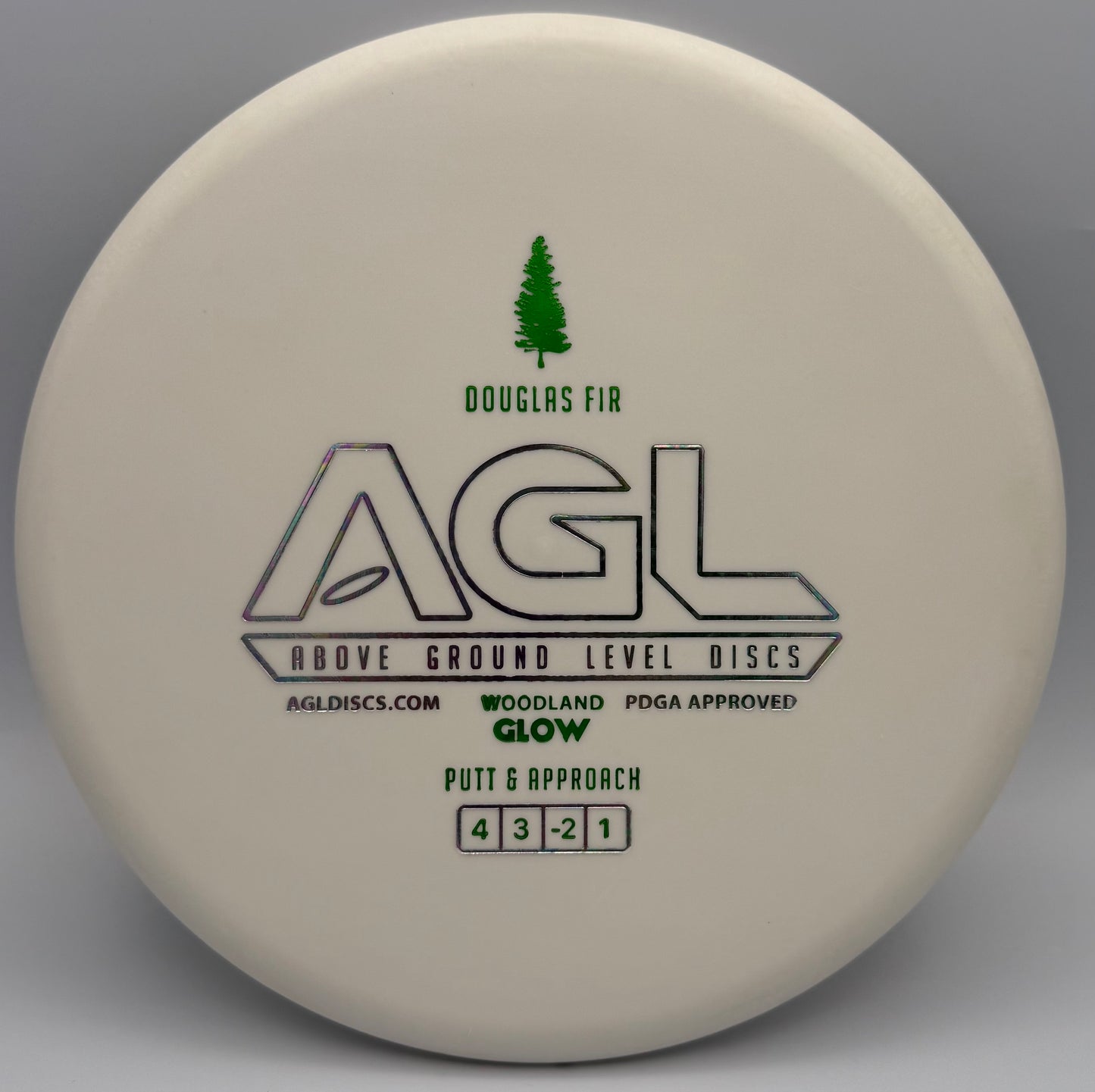 AGL Discs -  GLOW Woodland Douglas Fir (AGL Bar Stamp)