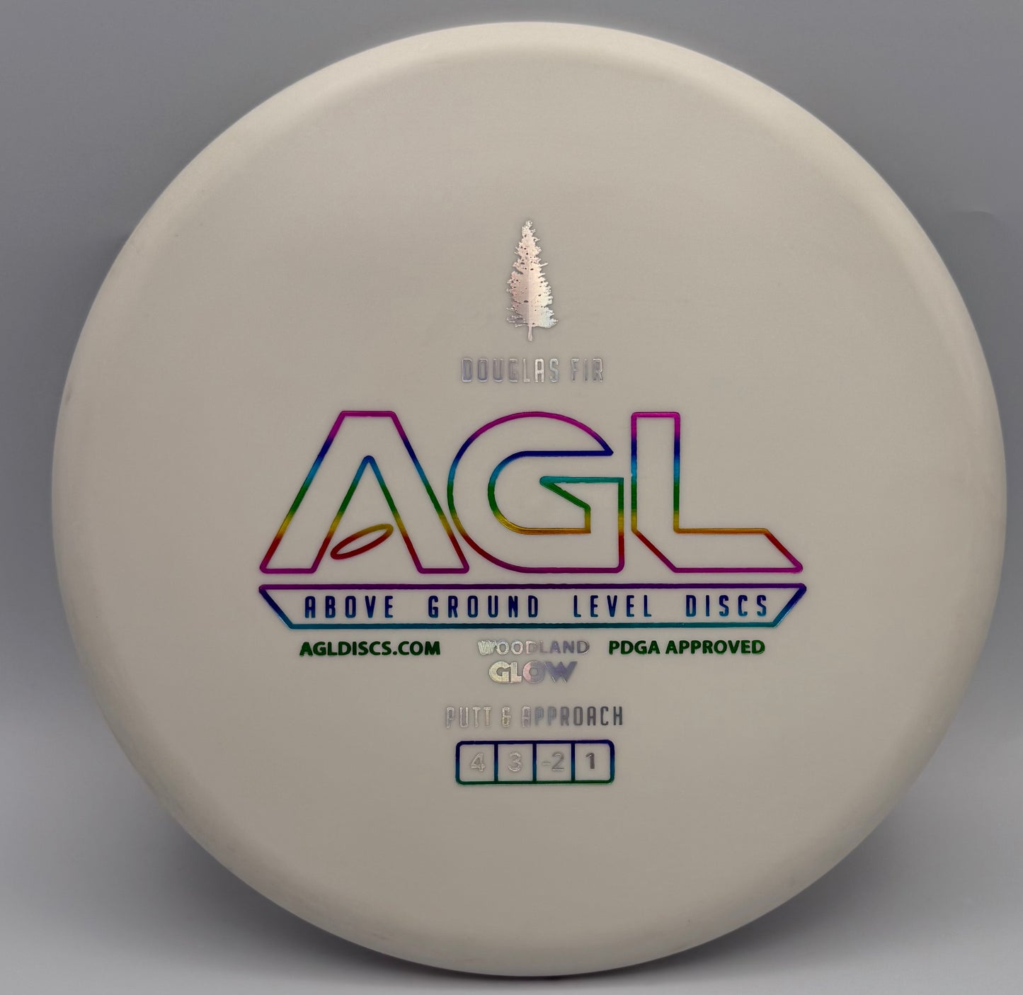 AGL Discs -  GLOW Woodland Douglas Fir (AGL Bar Stamp)