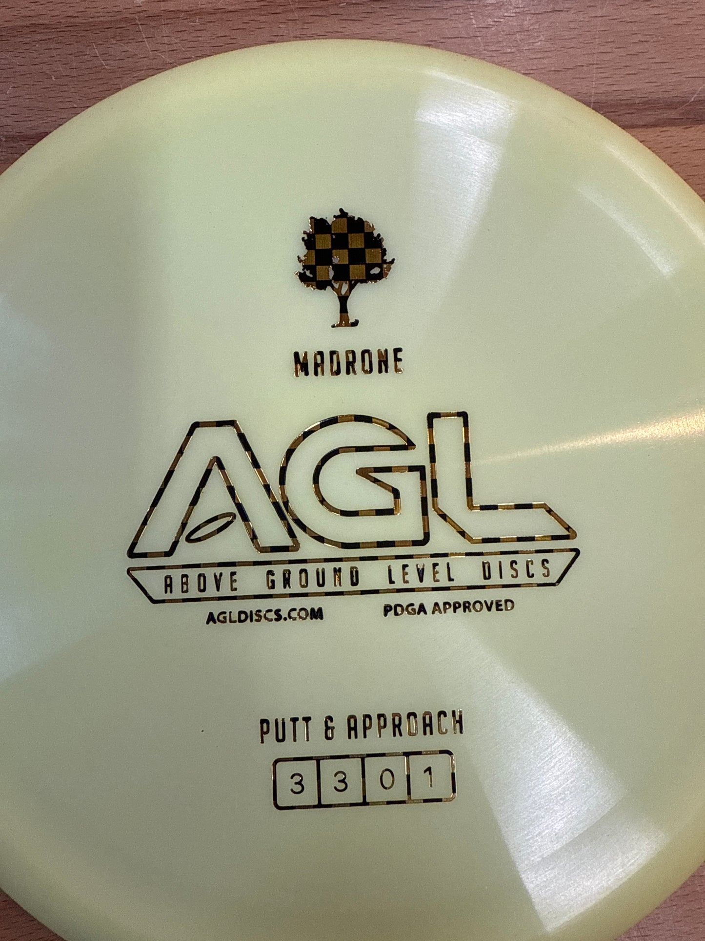 AGL Discs - Lemon Snow Alpine Madrone (AGL Bar Stamp)