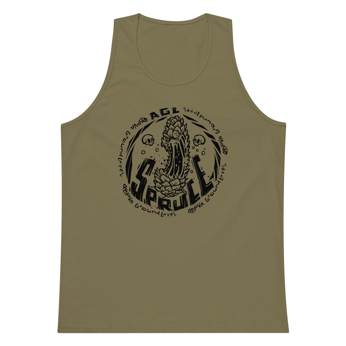 AGL Discs - Spruce Tank Top (Jef Wind Design)