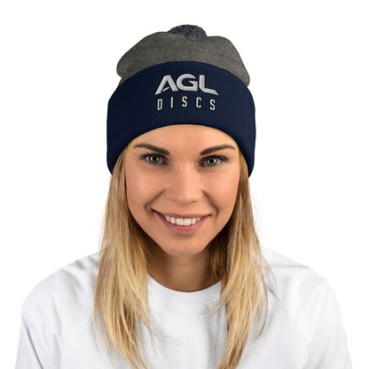 AGL Discs - No Bar Logo Pom-Pom Beanie