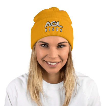 AGL Discs - No Bar Logo Pom-Pom Beanie