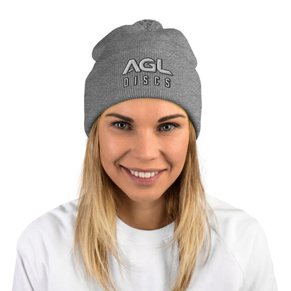 AGL Discs - No Bar Logo Pom-Pom Beanie