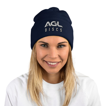 AGL Discs - No Bar Logo Pom-Pom Beanie