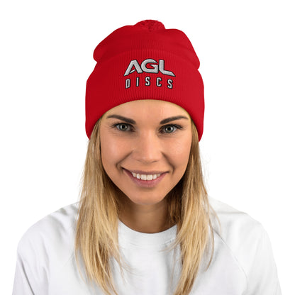 AGL Discs - No Bar Logo Pom-Pom Beanie