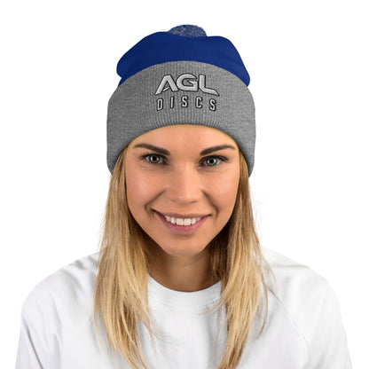 AGL Discs - No Bar Logo Pom-Pom Beanie