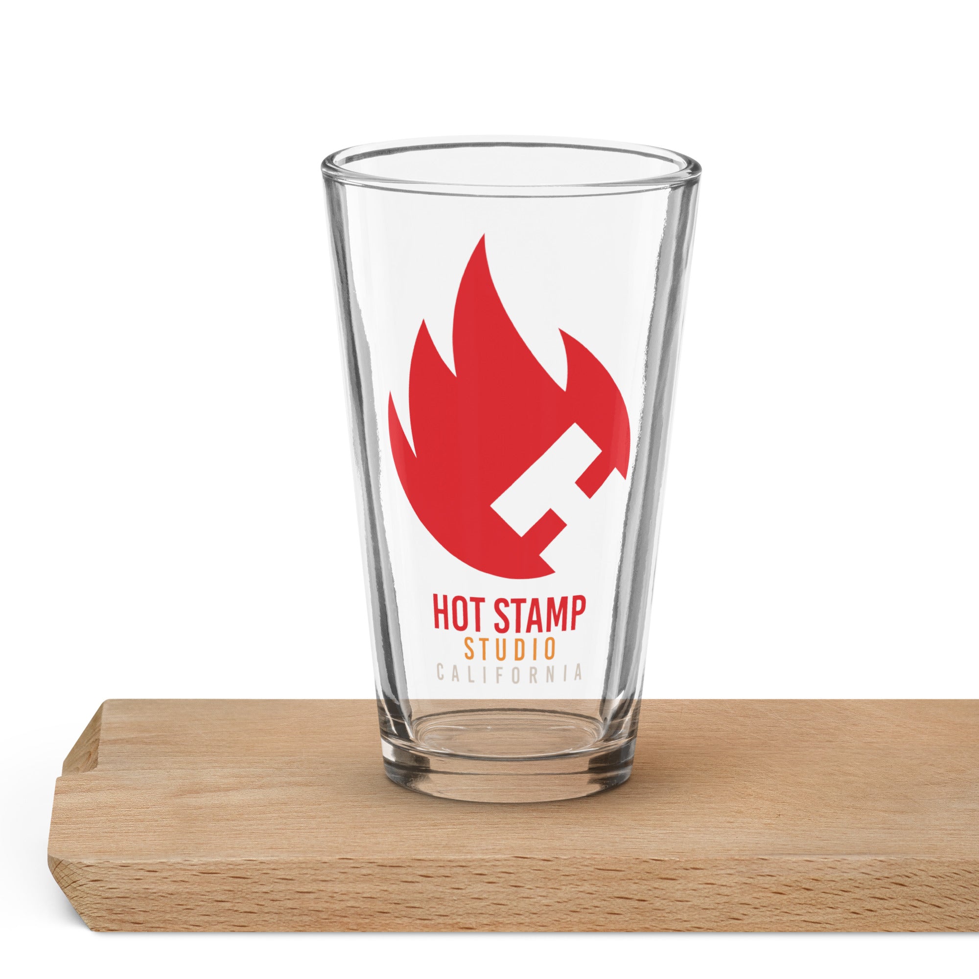 HSS Hot Stamp Studio Logo Shaker Pint Glass AGL Discs