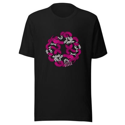 AGL Discs - Chain Snake Unisex T (Pink / White Snake)