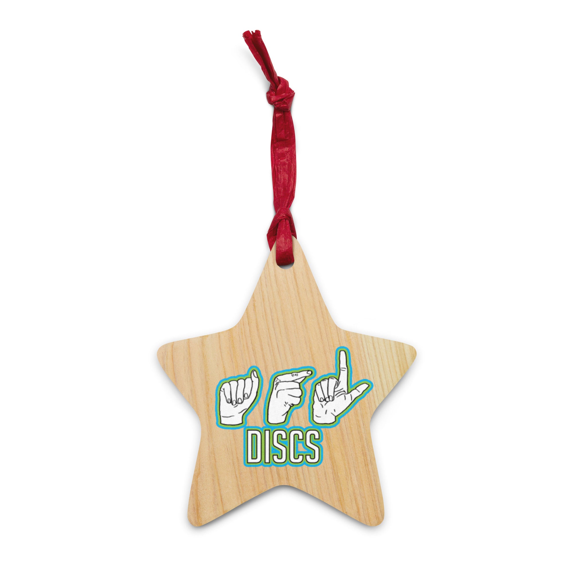 AGL Discs ASL AGL Logo Wooden Ornament