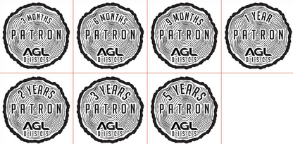 AGL Discs - Add On Mini Stamps (Patreon Stamps)