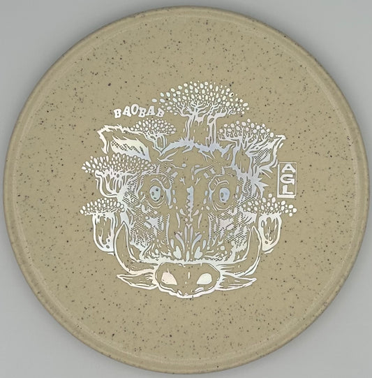 AGL Discs - Cookies and Cream Woodland Hemp Baobab (Warthog Stamp)