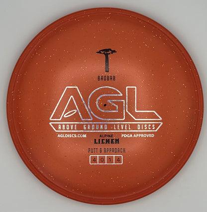 AGL Discs - Blood Orange Alpine Lichen Baobab (AGL Bar Stamp)