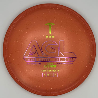 AGL Discs - Blood Orange Alpine Lichen Baobab (AGL Bar Stamp)