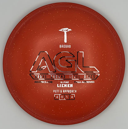 AGL Discs - Blood Orange Alpine Lichen Baobab (AGL Bar Stamp)