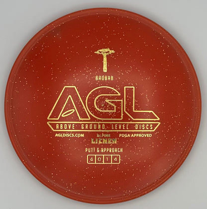 AGL Discs - Blood Orange Alpine Lichen Baobab (AGL Bar Stamp)