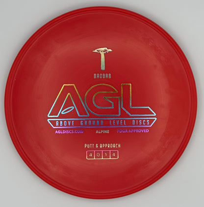 AGL Discs - Kyle Red Alpine Baobab (AGL Bar Stamp)