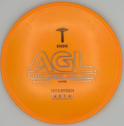 AGL Discs - Soda Pop Orange Alpine Baobab (AGL Bar Stamp)