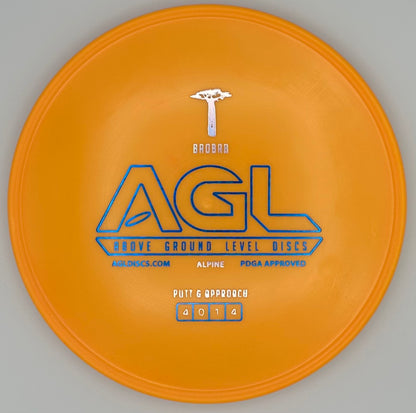 AGL Discs - Soda Pop Orange Alpine Baobab (AGL Bar Stamp)