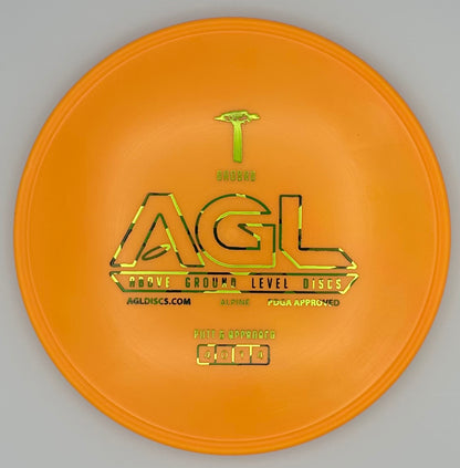 AGL Discs - Soda Pop Orange Alpine Baobab (AGL Bar Stamp)