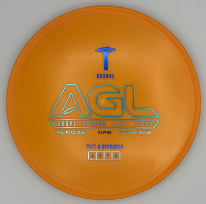 AGL Discs - Soda Pop Orange Alpine Baobab (AGL Bar Stamp)