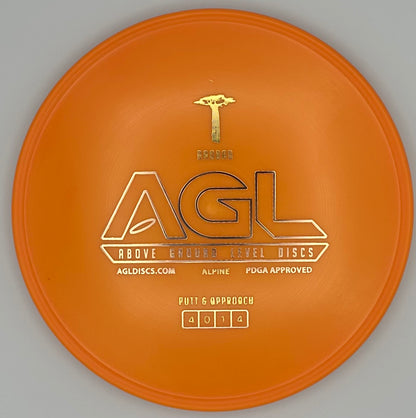 AGL Discs - Soda Pop Orange Alpine Baobab (AGL Bar Stamp)