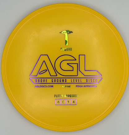 AGL Discs - Pineapple Yellow Alpine Baobab (AGL Bar Stamp)