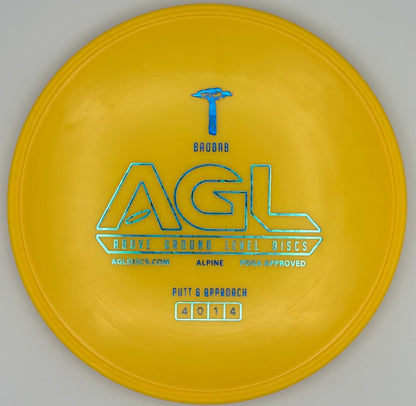 AGL Discs - Pineapple Yellow Alpine Baobab (AGL Bar Stamp)