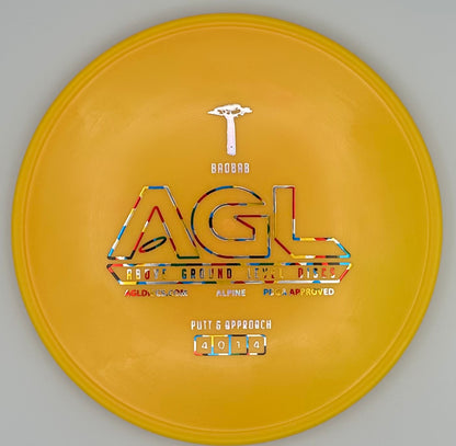 AGL Discs - Pineapple Yellow Alpine Baobab (AGL Bar Stamp)