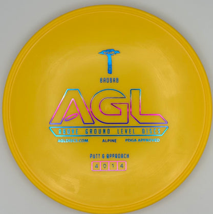 AGL Discs - Pineapple Yellow Alpine Baobab (AGL Bar Stamp)