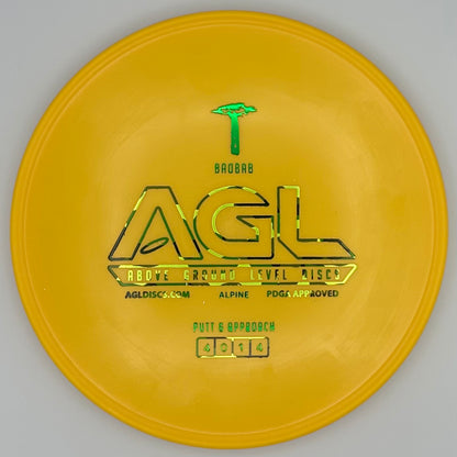 AGL Discs - Pineapple Yellow Alpine Baobab (AGL Bar Stamp)