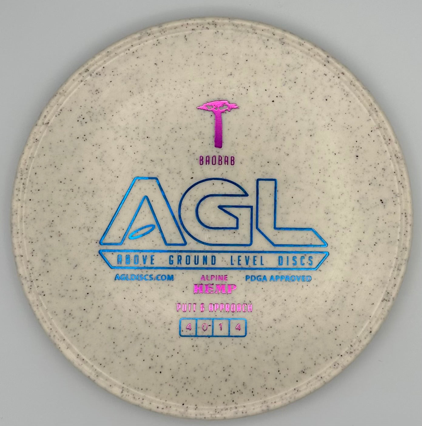 AGL Discs Cookies and Cream Alpine Hemp Baobab AGL Bar Stamp