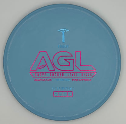 AGL Discs - Robin’s Egg Blue Woodland Baobab (AGL Bar Stamp)