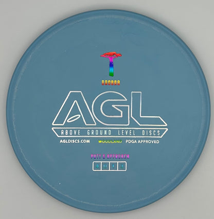 AGL Discs - Robin’s Egg Blue Woodland Baobab (AGL Bar Stamp)