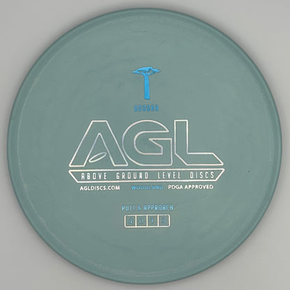 AGL Discs - Robin’s Egg Blue Woodland Baobab (AGL Bar Stamp)