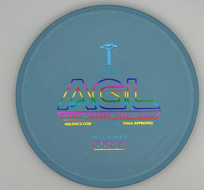 AGL Discs - Robin’s Egg Blue Woodland Baobab (AGL Bar Stamp)